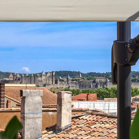 La Terrasse Tapaja Vue Conciergeriedamecarcas Apartment Carcassonne Exterior photo